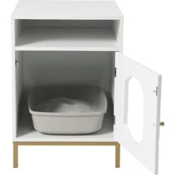 Frisco Elevated Side Table Litter Box Cover -Meowverse Store 322627 PT3. AC SS1800 V1653421283