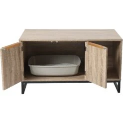 Frisco Walkway Entrance Two Door Bench Cat Litter Box Cover 7 Frisco Walkway Entrance Two Door Bench Cat Litter Box Cover -Meowverse Store 322631 PT3. AC SS1800 V1653421653