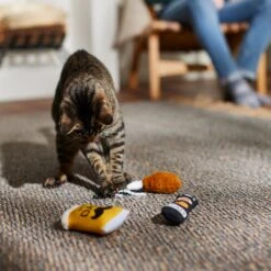 Frisco Dad's Essentials Plush Cat Toy With Catnip, 3 Count -Meowverse Store 327031 PT3. AC SS1800 V1648667368