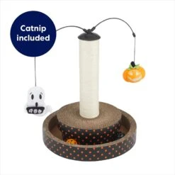 Frisco Halloween Pumpkin And Ghost Interactive Scratcher Cat Toy With Catnip 7 Frisco Halloween Pumpkin And Ghost Interactive Scratcher Cat Toy With Catnip -Meowverse Store 344074 PT2. AC SS1800 V1657657033