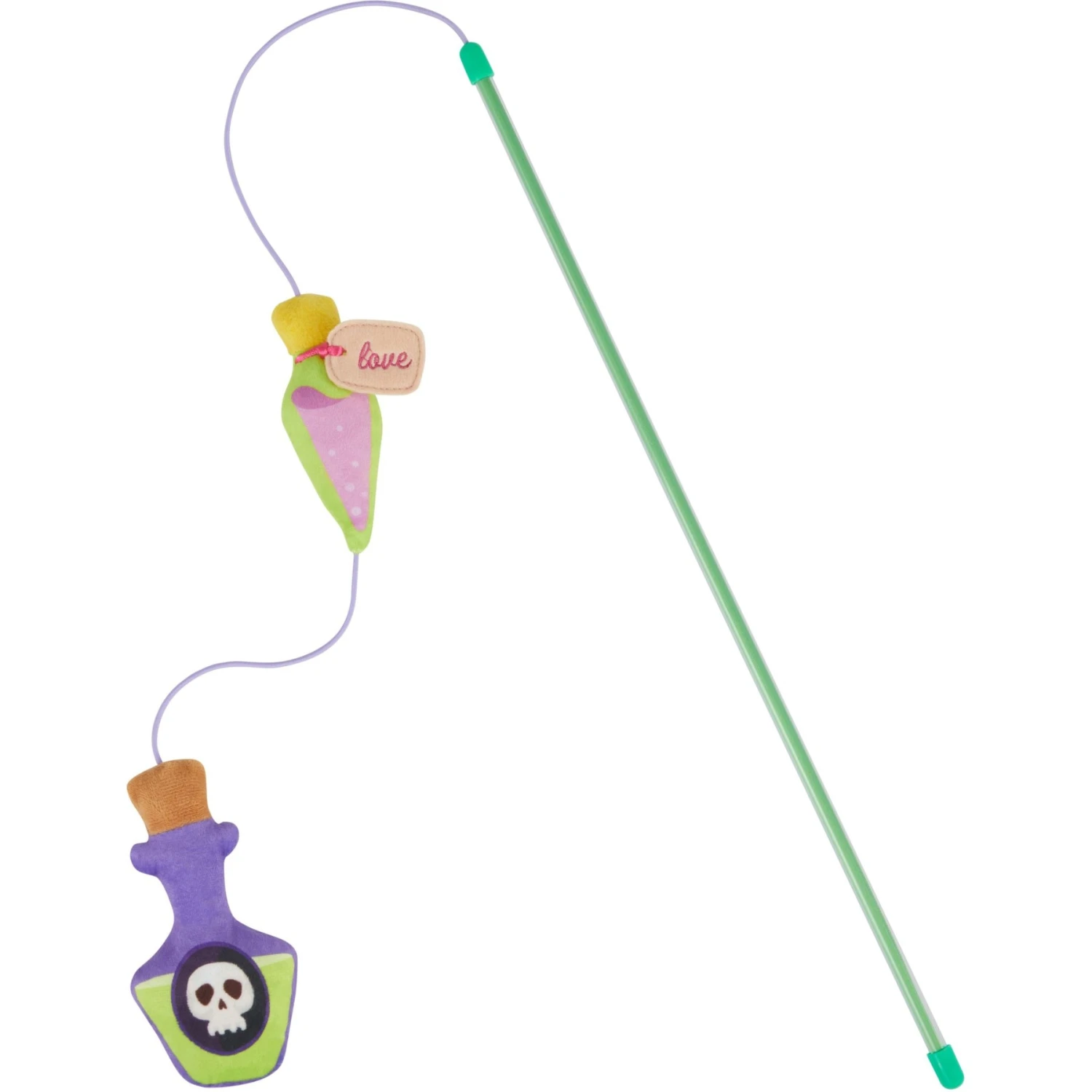 Frisco Halloween Potion Teaser Wand Cat Toy With Catnip 1 Frisco Halloween Potion Teaser Wand Cat Toy With Catnip
