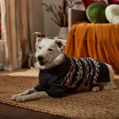 Frisco Gray Chevron Print Dog & Cat Sweater -Meowverse Store 353555 PT7. AC SS1800 V1660749506