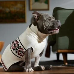 Frisco Geometric Pattern Dog & Cat Sweater -Meowverse Store 353642 PT7. AC SS1800 V1660749718