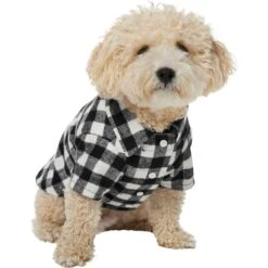Frisco Black Plaid Dog & Cat Shirt 11 Frisco Black Plaid Dog & Cat Shirt -Meowverse Store 353682 PT2. AC SS1800 V1659007316