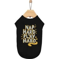 Frisco Nap Hard Play Hard Dog & Cat T-Shirt 10 Frisco Nap Hard Play Hard Dog & Cat T-Shirt -Meowverse Store 353713 PT4. AC SS1800 V1659725875