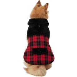 Frisco Mediumweight Plaid Faux Fur Dog & Cat Jacket 10 Frisco Mediumweight Plaid Faux Fur Dog & Cat Jacket -Meowverse Store 353847 PT2. AC SS1800 V1661273430