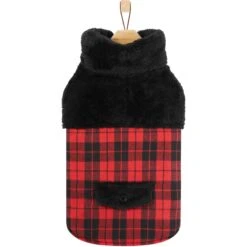 Frisco Mediumweight Plaid Faux Fur Dog & Cat Jacket 11 Frisco Mediumweight Plaid Faux Fur Dog & Cat Jacket -Meowverse Store 353847 PT4. AC SS1800 V1661206460