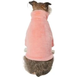 Frisco Lightweight Faux Fur Pink Puffer Dog & Cat Coat -Meowverse Store 353869 PT2. AC SS1800 V1659007530