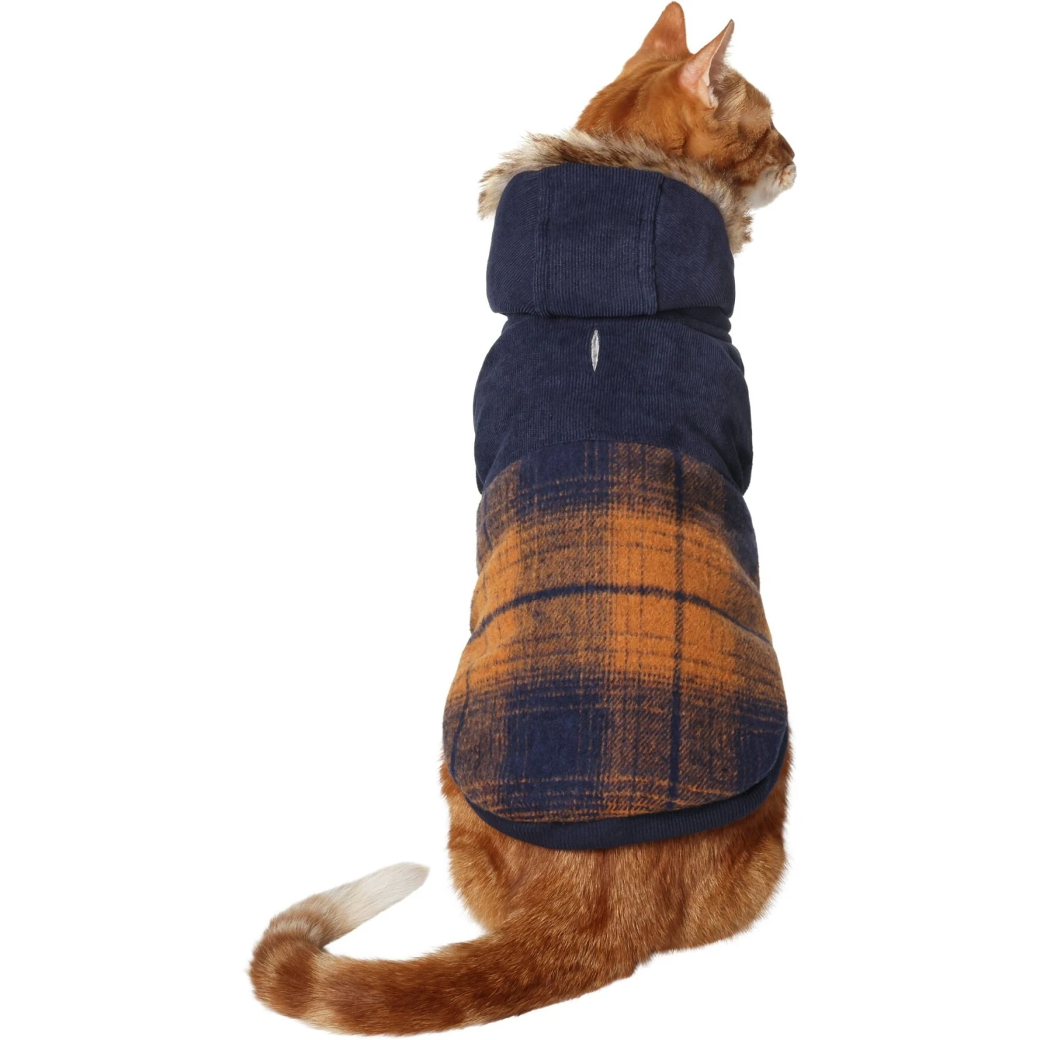 Frisco Mid-Heavyweight Plaid Fleece Lined Dog & Cat Coat 1 Frisco Mid-Heavyweight Plaid Fleece Lined Dog & Cat Coat