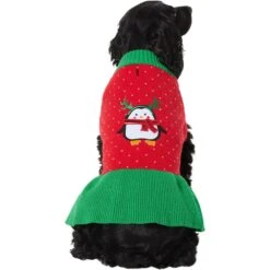 Frisco Penguin Dog & Cat Sweater Dress -Meowverse Store 358207 PT2. AC SS1800 V1660756783