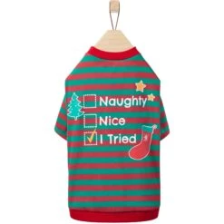 Frisco Naughty, Nice, I Tried Dog & Cat T-Shirt -Meowverse Store 358301 PT4. AC SS1800 V1660758716