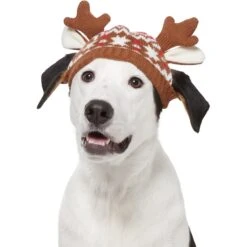 Frisco Antler Fair Isle Dog & Cat Hat 8 Frisco Antler Fair Isle Dog & Cat Hat -Meowverse Store 358313 PT2. AC SS1800 V1660764826