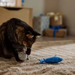 Frisco Hanukkah "Happy Pawnukkah" Fish Plush Cat Toy With Catnip, 2 Count 6 Frisco Hanukkah "Happy Pawnukkah" Fish Plush Cat Toy With Catnip, 2 Count -Meowverse Store 360877 PT3. AC SS1800 V1661874179