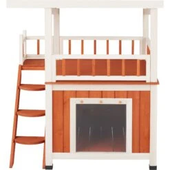 Frisco Outdoor Wooden Cat House With Balcony & Step Ladder 11 Frisco Outdoor Wooden Cat House With Balcony & Step Ladder -Meowverse Store 361012 PT4. AC SS1800 V1657831794