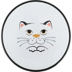 Frisco Cat Face Wide Shape Elevated Non-Skid Ceramic Cat Bowl -Meowverse Store 363381 PT4. AC SS1800 V1657657267