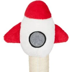 Frisco Rocket Ship 23" Sisal Cat Scratching Post With Play Base -Meowverse Store 371365 PT2. AC SS1800 V1664373475