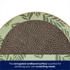 Frisco Interactive Maze & Scratch Cardboard Cat Toy Box With Catnip, Palms -Meowverse Store 506130 PT3. AC SS1800 V1671551754