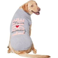 Frisco I Love Mommy Heart Dog & Cat T-Shirt -Meowverse Store 608382 PT3. AC SS1800 V1676644929