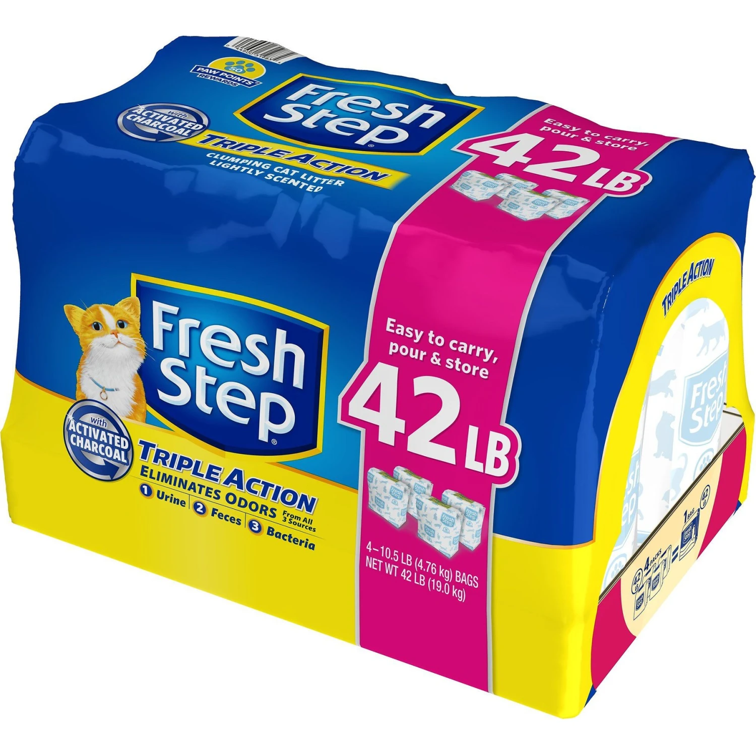 Fresh Step Triple Action Scented Clumping Clay Cat Litter + 2 Items 2 Fresh Step Triple Action Scented Clumping Clay Cat Litter + 2 Items - Image 2