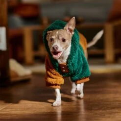 Frisco 2-Tone Colorblock Fleece Dog & Cat Hoodie -Meowverse Store 718134 PT7. AC SS1800 V1692376368