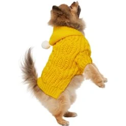 Frisco Sherpa Lined Chunky Cable Knit Dog & Cat Hooded Sweater 10 Frisco Sherpa Lined Chunky Cable Knit Dog & Cat Hooded Sweater -Meowverse Store 718374 PT2. AC SS1800 V1703184631