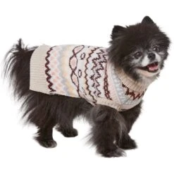 Frisco Sherpa Lined Fairisle Dog & Cat Sweater -Meowverse Store 718422 PT2. AC SS1800 V1703184630