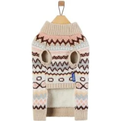 Frisco Sherpa Lined Fairisle Dog & Cat Sweater -Meowverse Store 718422 PT4. AC SS1800 V1692978165