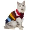 Frisco Chunky Knit Multi-Stripe Dog & Cat Sweater
