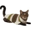 Frisco Bubble Knit Multi Striped Mock Neck Dog & Cat Sweater