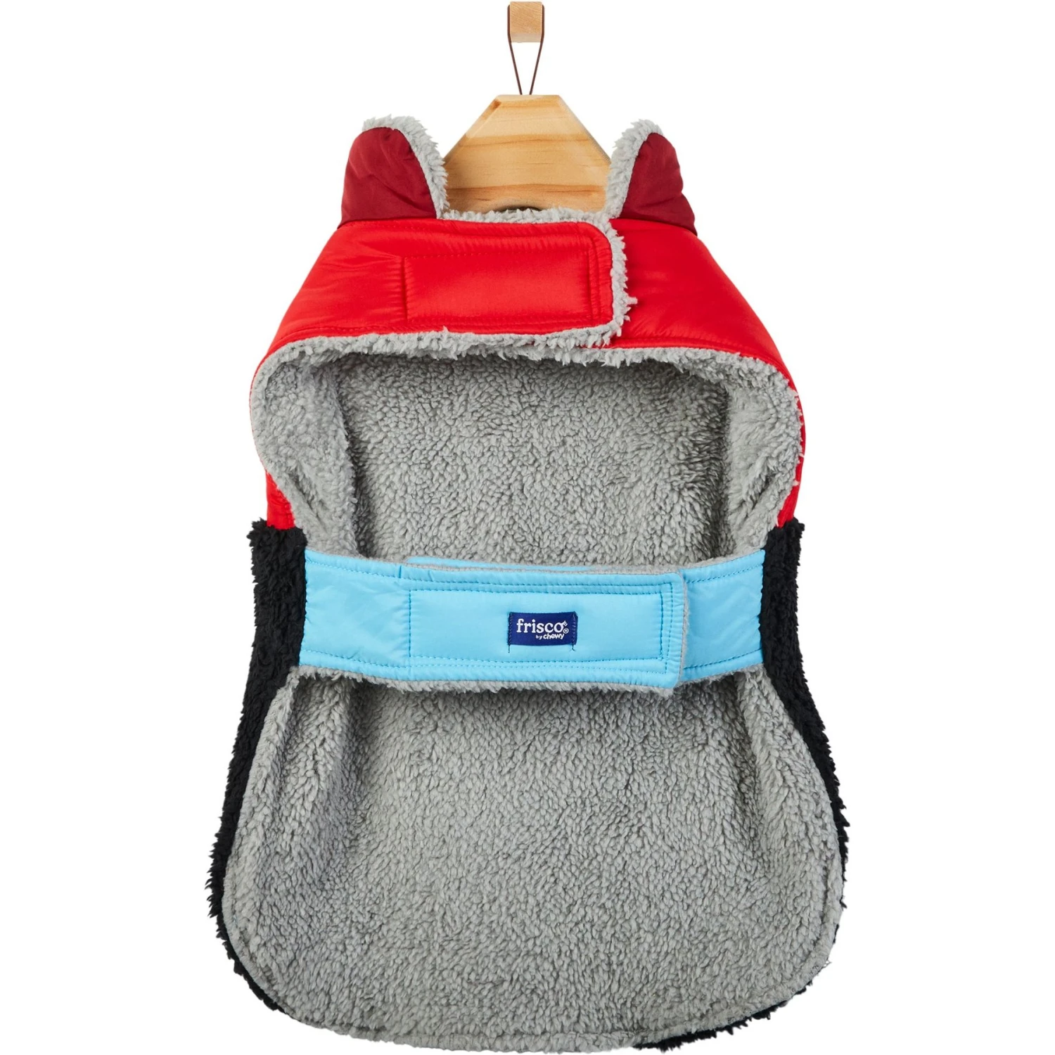 Frisco Medium Weight Retro Colorblock Mixed Media Dog & Cat Coat 5 Frisco Medium Weight Retro Colorblock Mixed Media Dog & Cat Coat - Image 5