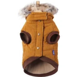 Frisco Heavy Weight Lux Corduroy Insulated Dog & Cat Coat With Fur Trimmed Hood 13 Frisco Heavy Weight Lux Corduroy Insulated Dog & Cat Coat With Fur Trimmed Hood -Meowverse Store 719966 PT4. AC SS1800 V1692978846