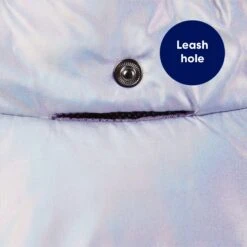 Frisco Heavy Weight Iridescent Quilted Dog & Cat Hooded Puffer Coat -Meowverse Store 720038 PT6. AC SS1800 V1692202672