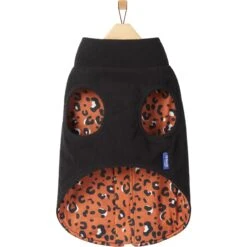 Frisco Light Weight Leopard Print Lined Fleece Dog & Cat Vest -Meowverse Store 720694 PT4. AC SS1800 V1692978494