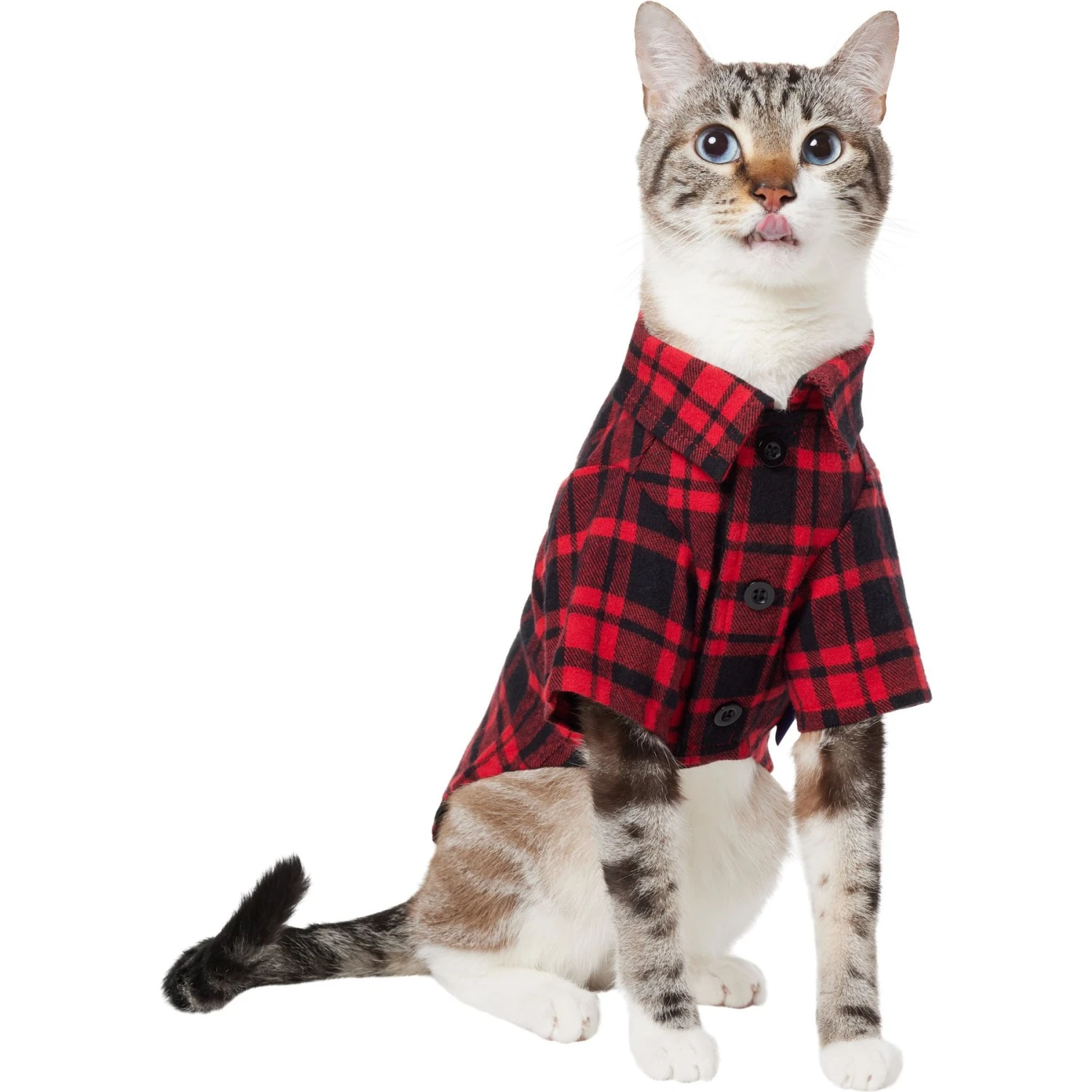 Frisco Red Tartan Plaid Dog & Cat Flannel Shirt 1 Frisco Red Tartan Plaid Dog & Cat Flannel Shirt