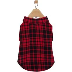 Frisco Red Tartan Plaid Dog & Cat Flannel Shirt 12 Frisco Red Tartan Plaid Dog & Cat Flannel Shirt -Meowverse Store 720790 PT3. AC SS1800 V1693401059