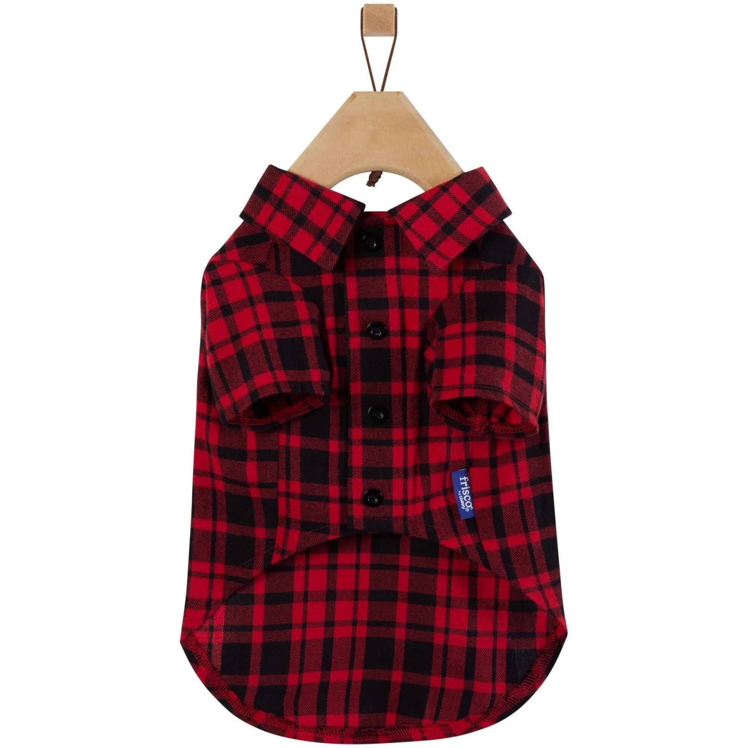 Frisco Red Tartan Plaid Dog & Cat Flannel Shirt 5 Frisco Red Tartan Plaid Dog & Cat Flannel Shirt - Image 5