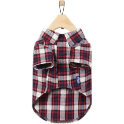 Frisco Red & Blue Plaid Dog & Cat Flannel Shirt -Meowverse Store 720838 PT4. AC SS1800 V1693401030
