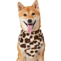 Frisco Leopard Faux Fur Dog & Cat Bandana 10 Frisco Leopard Faux Fur Dog & Cat Bandana -Meowverse Store 733894 PT2. AC SS1800 V1692971090