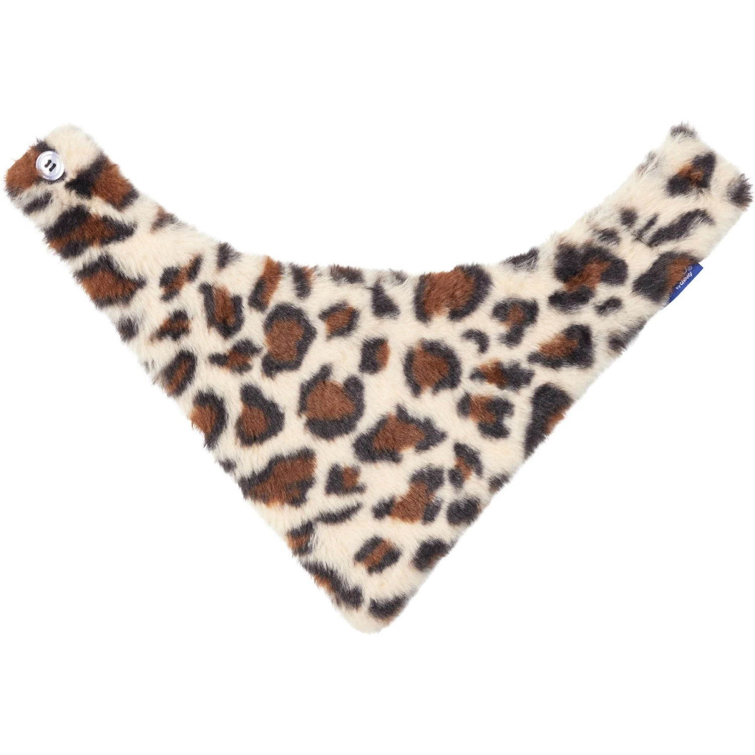 Frisco Leopard Faux Fur Dog & Cat Bandana 4 Frisco Leopard Faux Fur Dog & Cat Bandana - Image 4