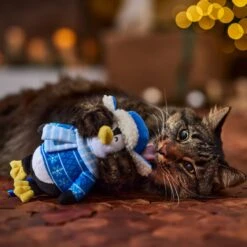 Frisco Holiday Penguin Plush Kicker Cat Toy With Catnip -Meowverse Store 740086 PT3. AC SS1800 V1695043406