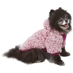 Frisco Textured Wubby 2-Tone Fleece Dog & Cat Hoodie -Meowverse Store 742406 PT2. AC SS1800 V1703194380