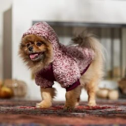 Frisco Textured Wubby 2-Tone Fleece Dog & Cat Hoodie -Meowverse Store 742406 PT7. AC SS1800 V1692378336