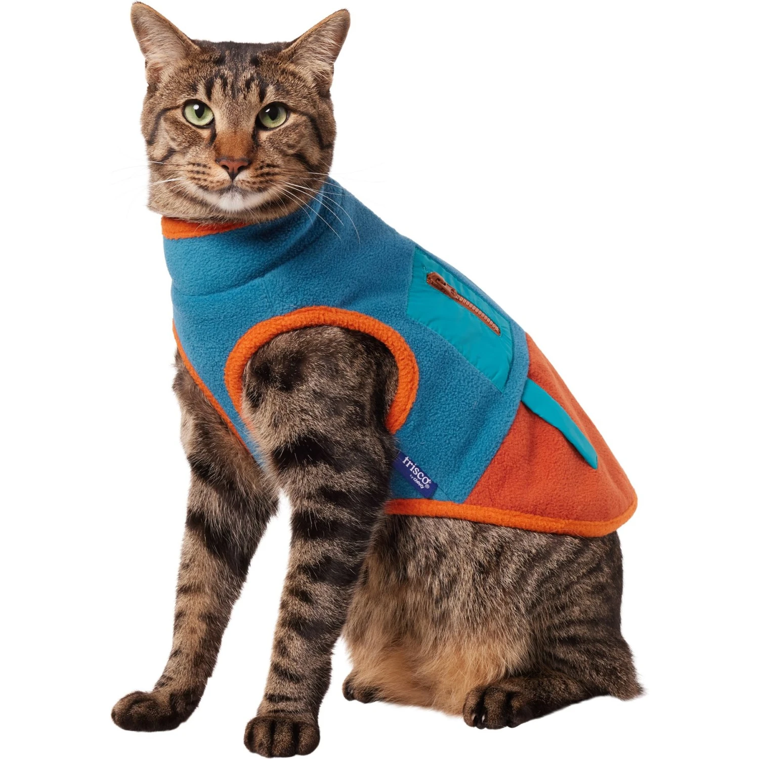 Frisco Light Weight Utility Colorblock Fleece Dog & Cat Vest 1 Frisco Light Weight Utility Colorblock Fleece Dog & Cat Vest