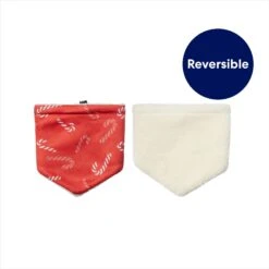 Frisco Reversible Candy Cane Cozy Knit Faux Fur Dog & Cat Pullover Bandana, 1 Count 9 Frisco Reversible Candy Cane Cozy Knit Faux Fur Dog & Cat Pullover Bandana, 1 Count -Meowverse Store 745294 PT3. AC SS1800 V1694793502