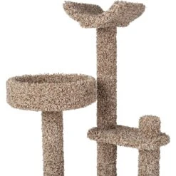 Frisco 64-in Real Carpet Wooden Cat Tree And Condo -Meowverse Store 914950 PT3. AC SS1800 V1697733163
