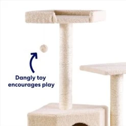 Frisco 52-in Faux Fur Cat Tree & Condo -Meowverse Store 92261 PT2. AC SS1800 V1667227606