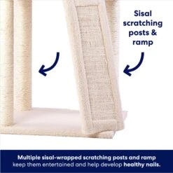 Frisco 52-in Faux Fur Cat Tree & Condo -Meowverse Store 92261 PT4. AC SS1800 V1667227608