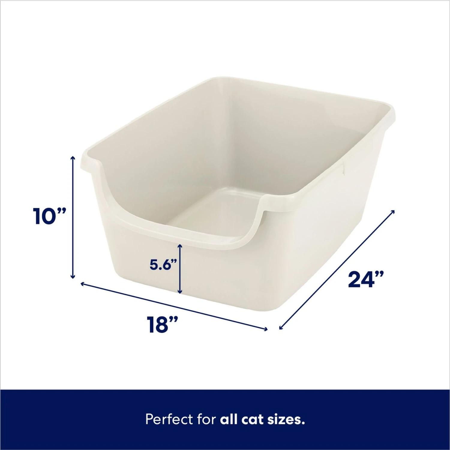 Frisco High Sided Cat Litter Box, Extra Large & Frisco Rectangular Cat Litter Mat 3 Frisco High Sided Cat Litter Box, Extra Large & Frisco Rectangular Cat Litter Mat - Image 3