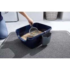 Frisco Open Top Cat Litter Box With Rim, Large & Frisco Plastic Litter Scooper With Caddy -Meowverse Store 947526 PT7. AC SS1800 V1693600340
