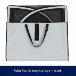 Frisco Travel Safety Dog & Cat Carrier & Pet Fit For Life Collapsible Portable Litter Box With Collapsible Bowl -Meowverse Store 947670 PT3. AC SS1800 V1693925028